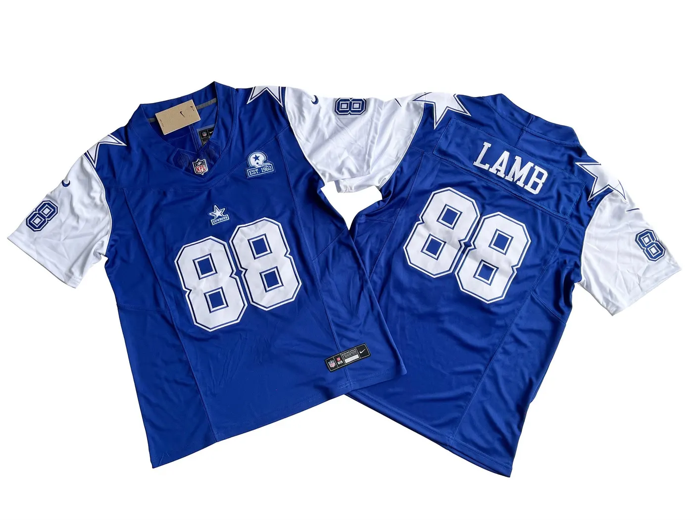 DALLAS COWBOYS CEEDEE LAMB BLUE JERSEY
