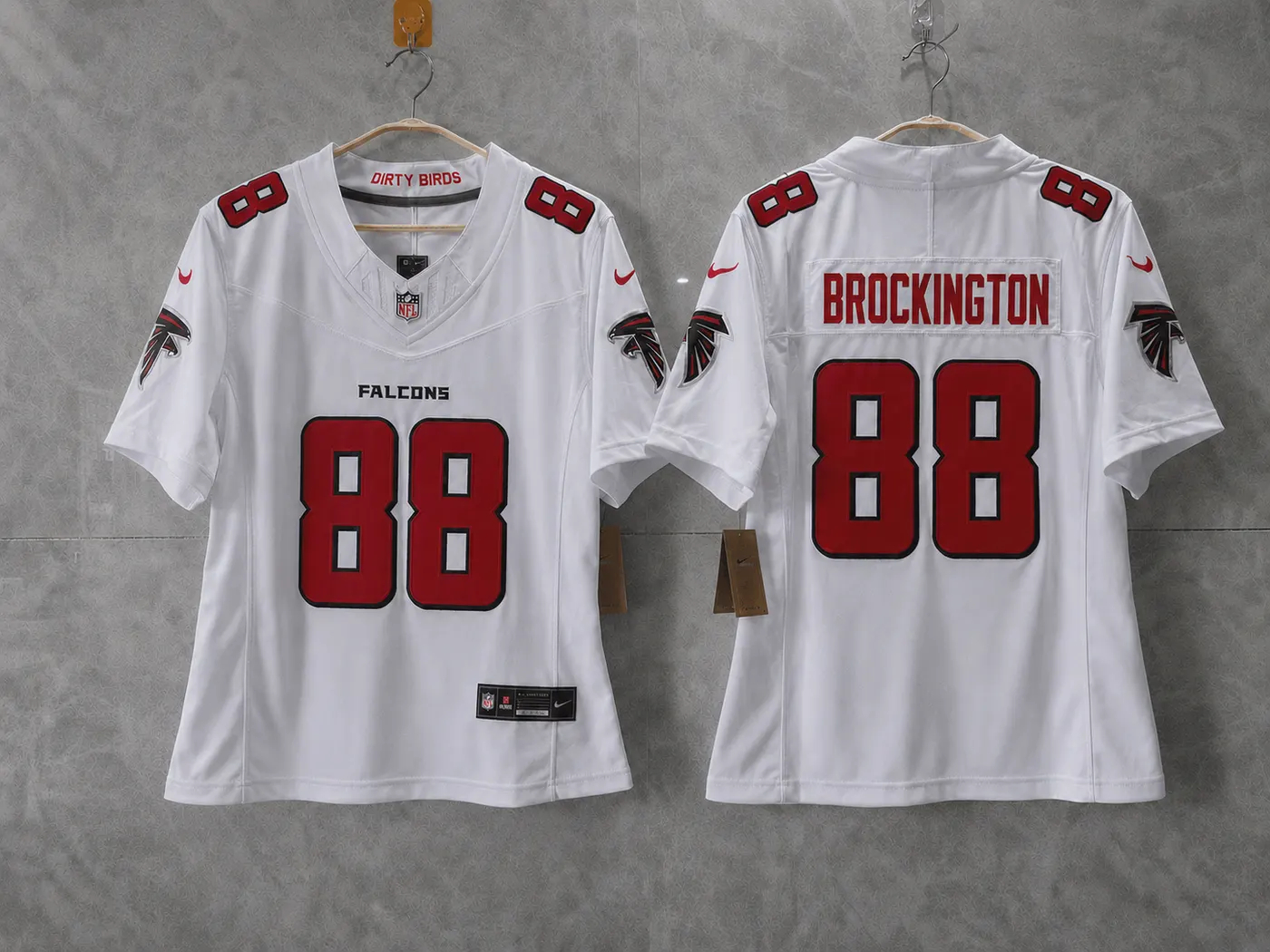 ATLANTA FALCONS LE MEKE BROCKINGTON WHITE JERSEY