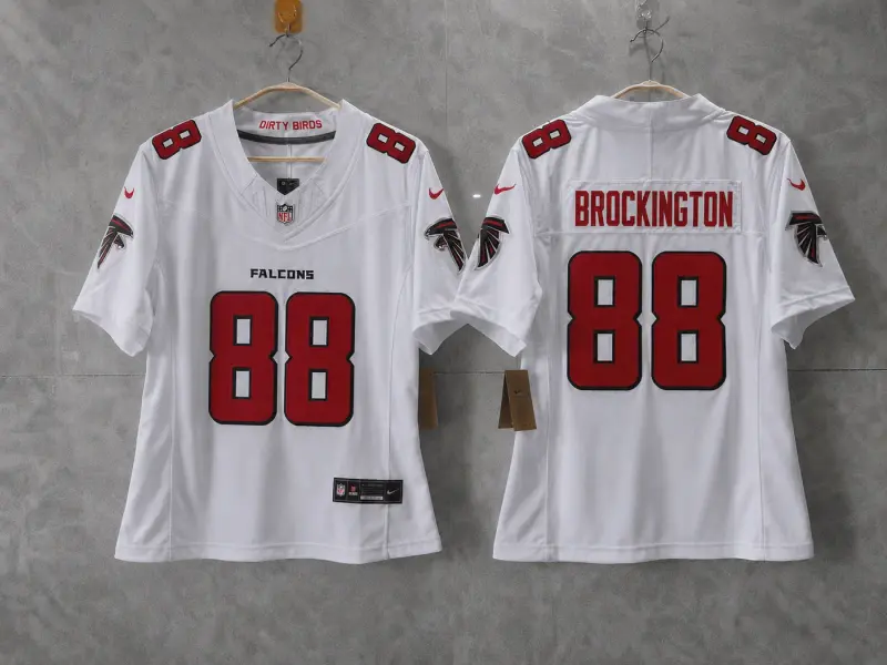 ATLANTA FALCONS LE MEKE BROCKINGTON WHITE JERSEY