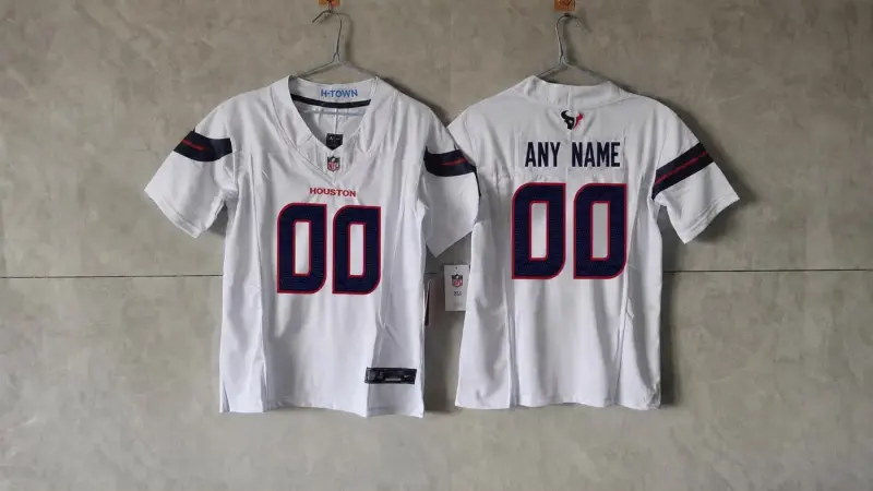HOUSTON TEXANS CUSTOM WHITE JERSEY