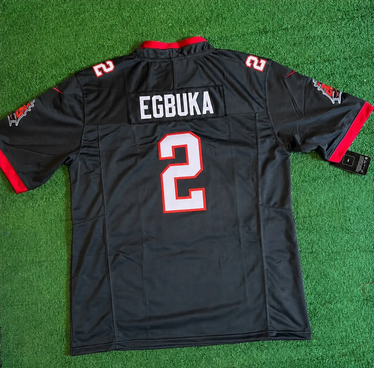 Tampa Bay Buccaneers Emeka Egbuka Black Jersey
