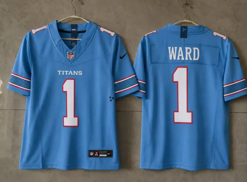 TENNESSEE TITANS CAM WARD BLUE JERSEY