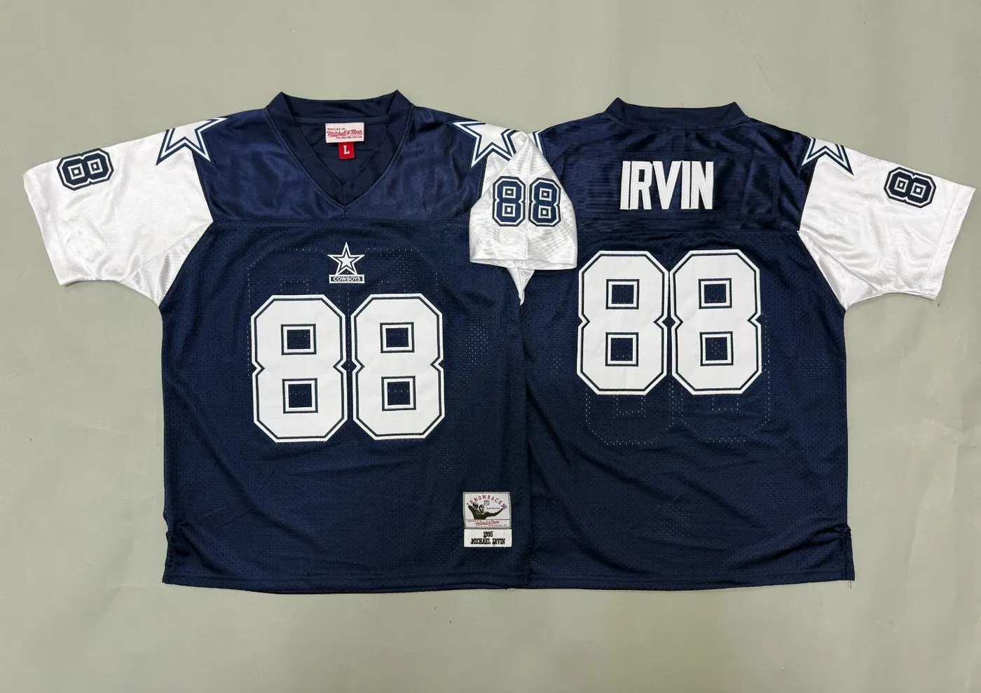 DALLAS COWBOYS MICHAEL IRVIN BLUE VINTAGE JERSEY