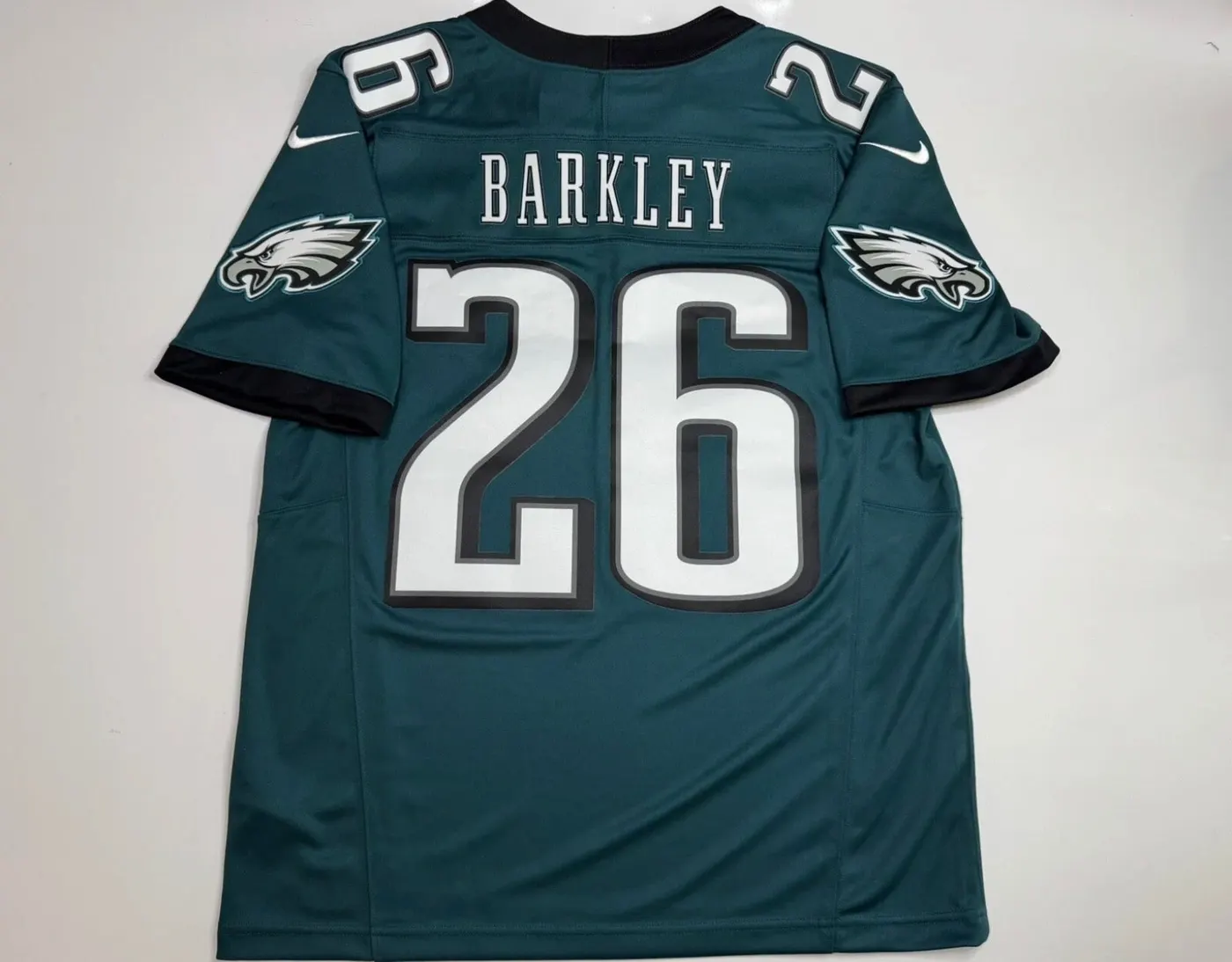 PHILADELPHIA EAGLES SAQUON BARKLEY GREEN JERSEY