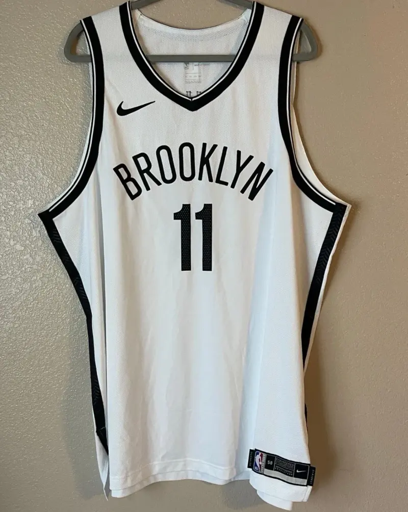 Brooklyn Nets Kyrie Irving white jersey