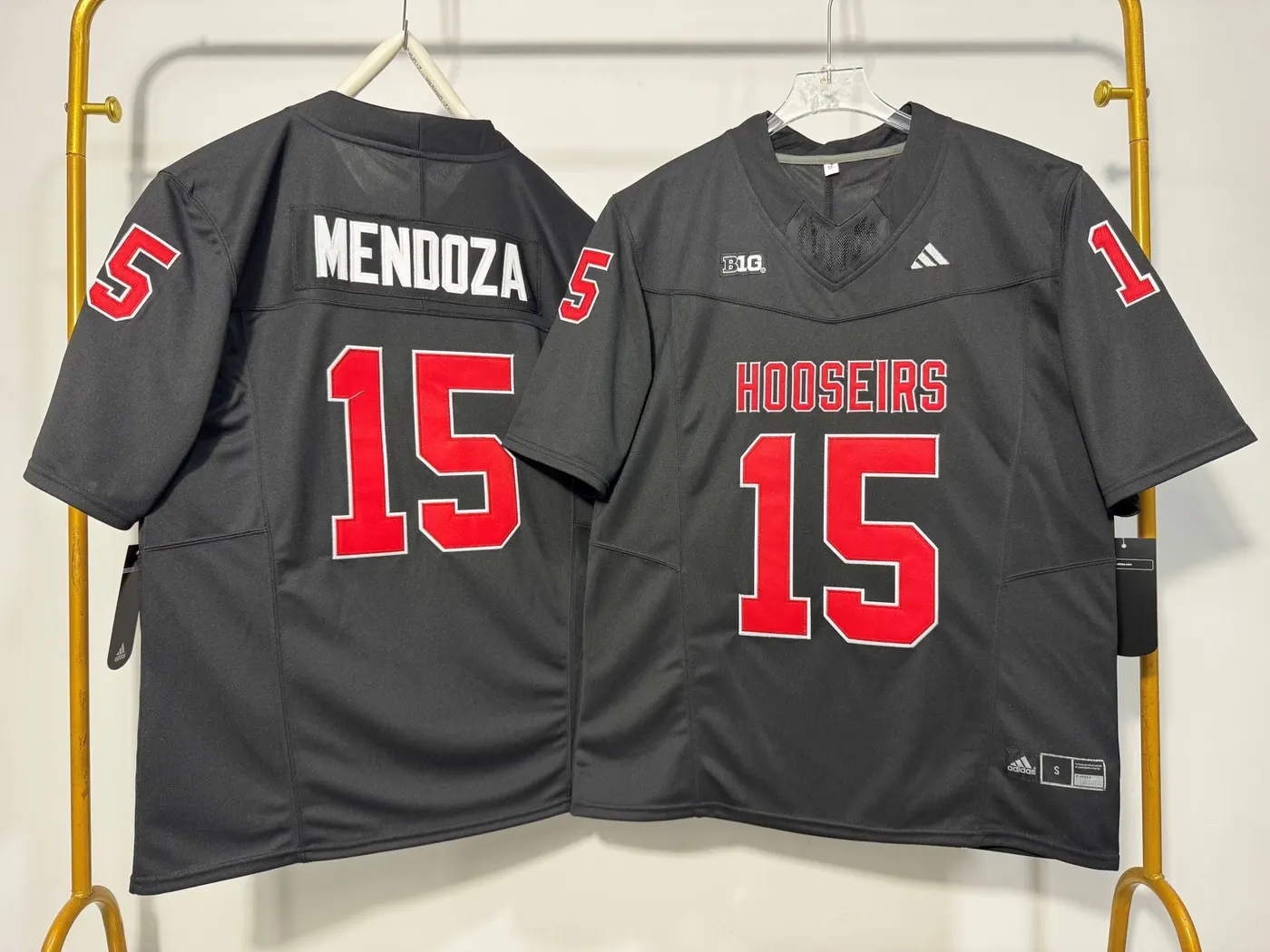 INDIANA HOOSIERS FERNANDO MENDOZA BLACK JERSEY