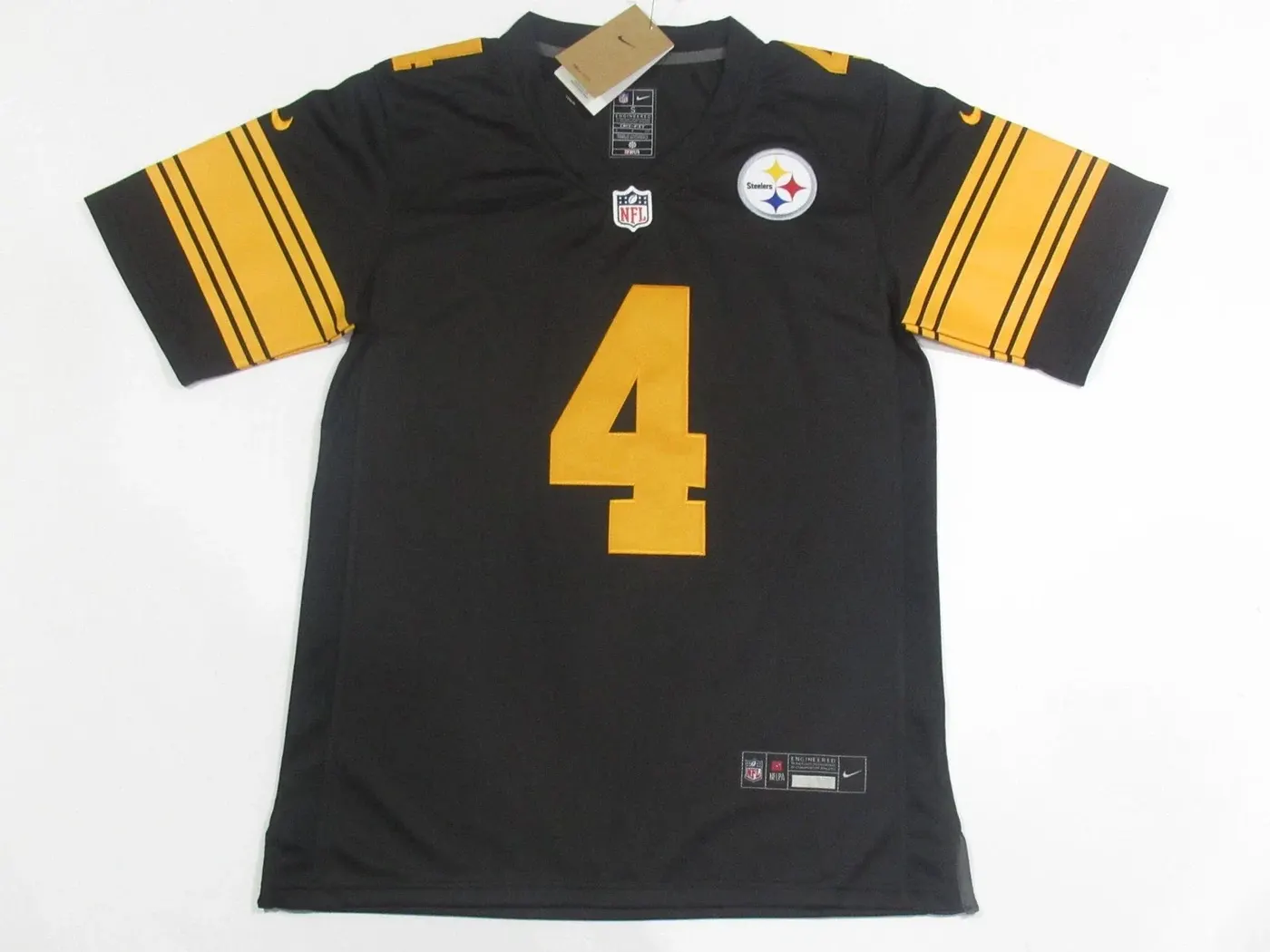 PITTSBURGH STEELERS DK METCALF BLACK JERSEY