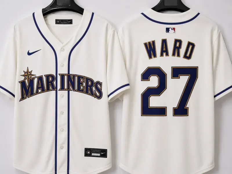 SEATTLE MARINERS TAYLOR WARD WHITE JERSEY