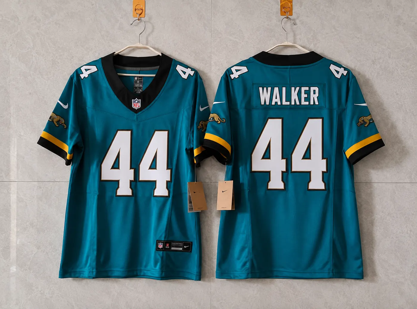 JACKSONVILLE JAGUARS TRAVON WALKER THROW BACK JERSEY