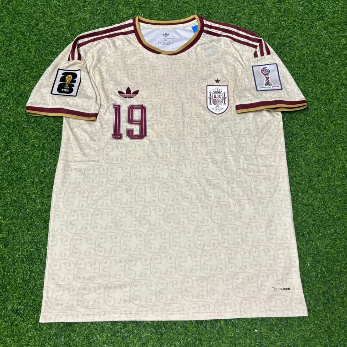 2026 World Cup Lamine Yamal Team Spain White Jersey
