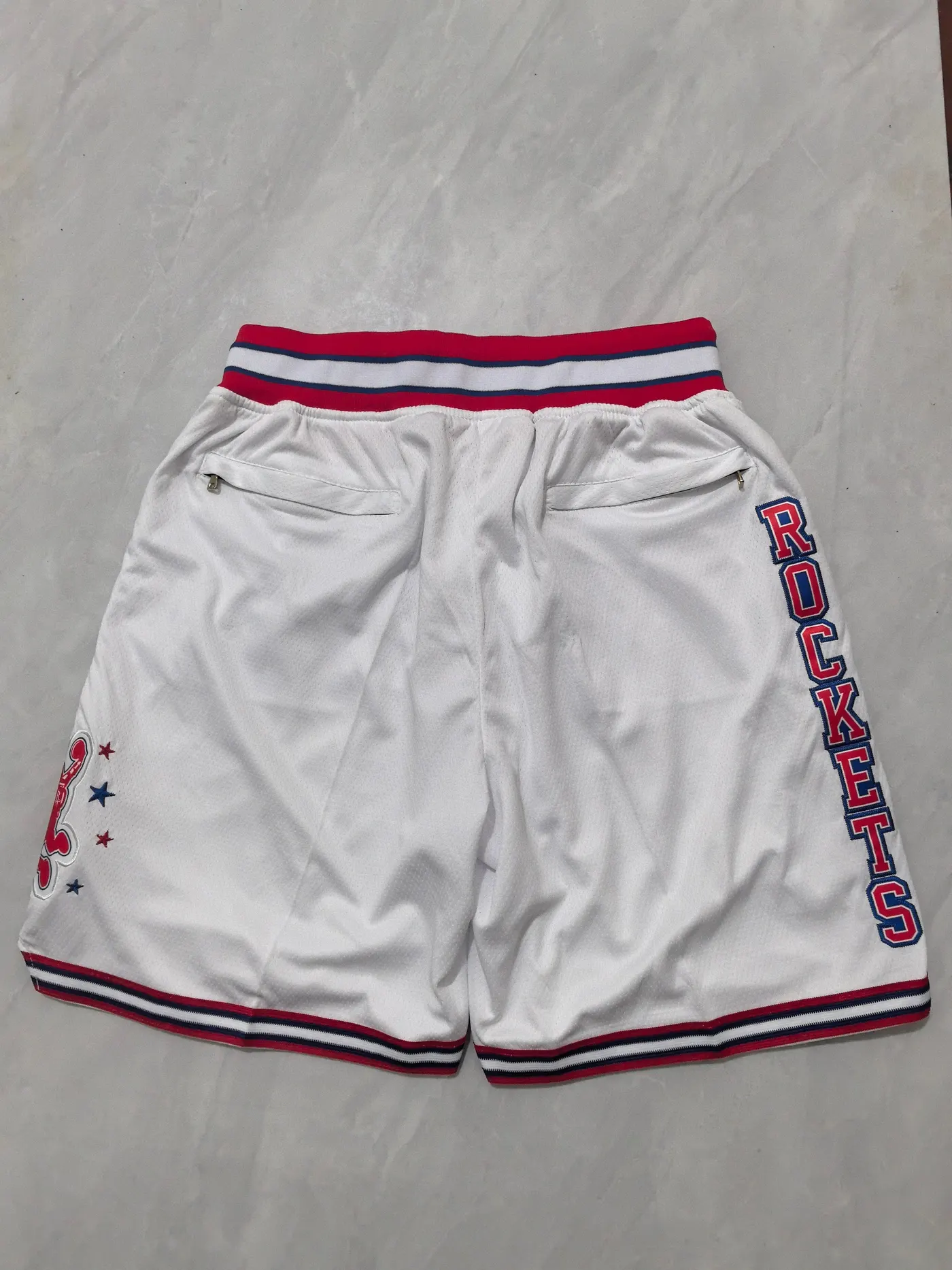 HOUSTON ROCKETS WHITE SHORTS