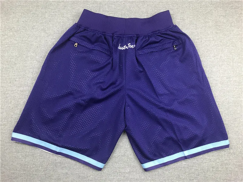 CHARLOTTE HORNETS PURPLE SHORTS