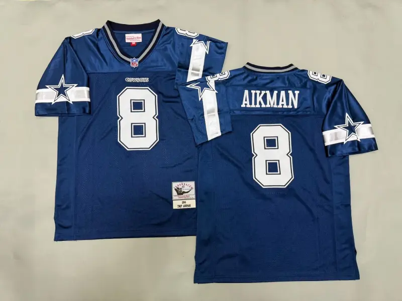 DALLAS COWBOYS TROY AIKMAN BLUE VINTAGE JERSEY