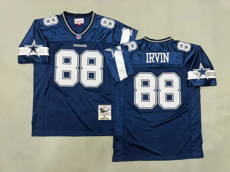 DALLAS COWBOYS MICHAEL IRVIN BLUE VINTAGE JERSEY