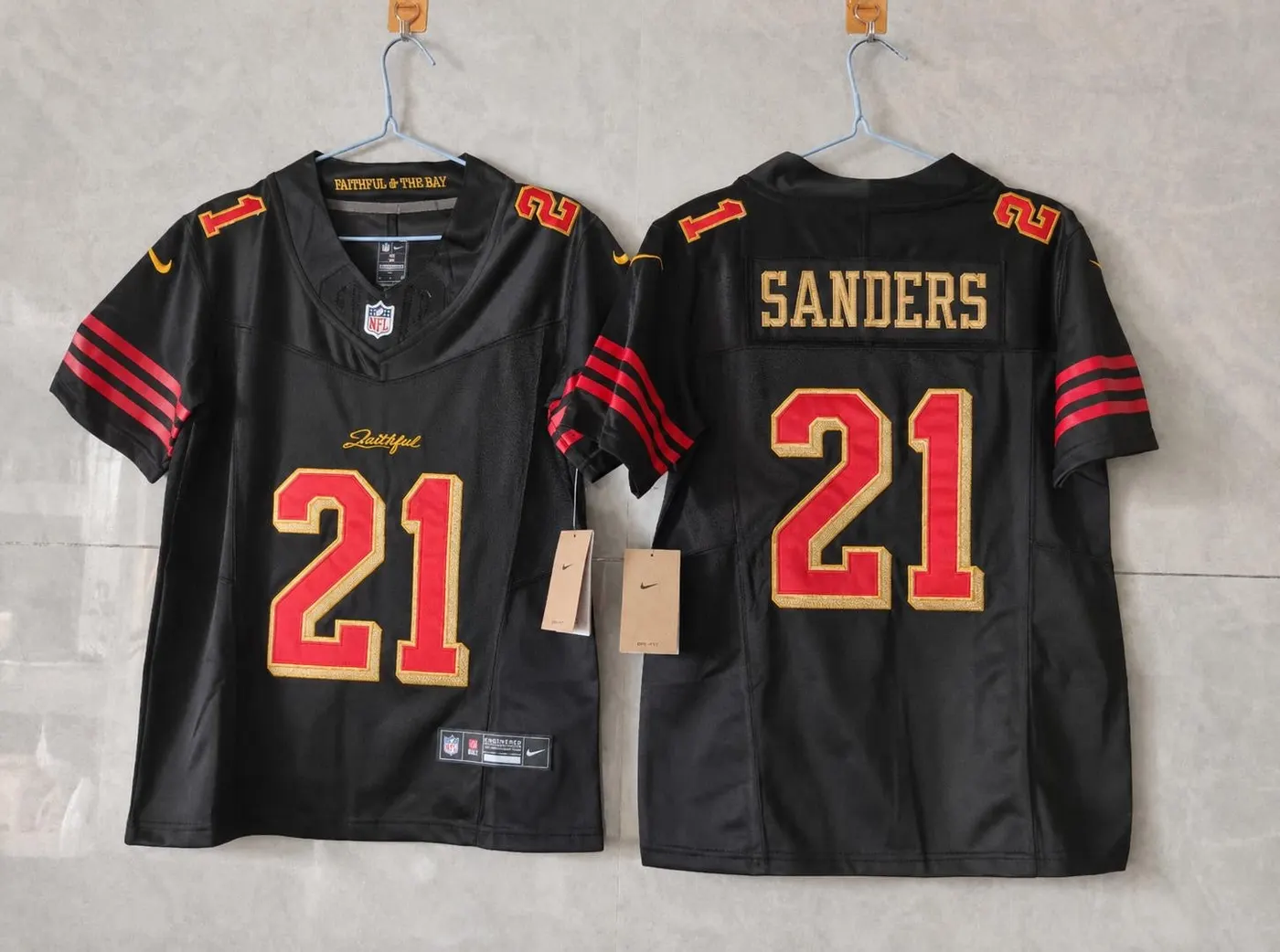 SAN FRANCISCO 49ERS DEION SANDERS RIVAL JERSEY
