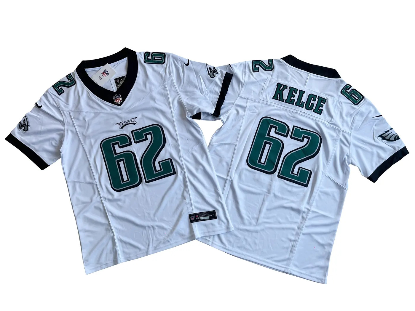 PHILADELPHIA EAGLES JASON KELCE WHITE JERSEY