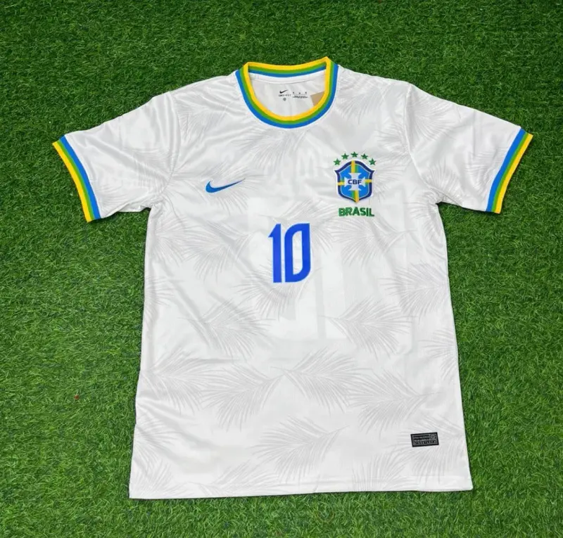 2026 WORLD CUP NEYMAR JR TEAM BRAZIL WHITE JERSEY