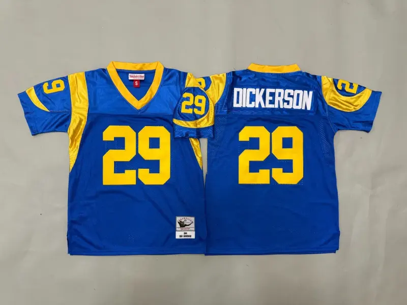 ST. LOUIS RAMS ERIC DICKERSON BLUE VINTAGE JERSEY