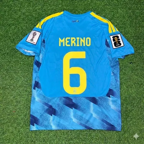 2026 WORLD CUP MIKEL MERINO TEAM SPAIN BLUE JERSEY