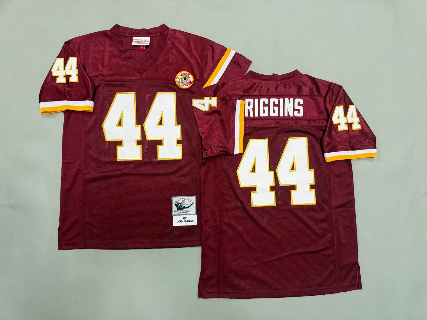 WASHINGTON REDSKINS JOHN RIGGINS RED JERSEY