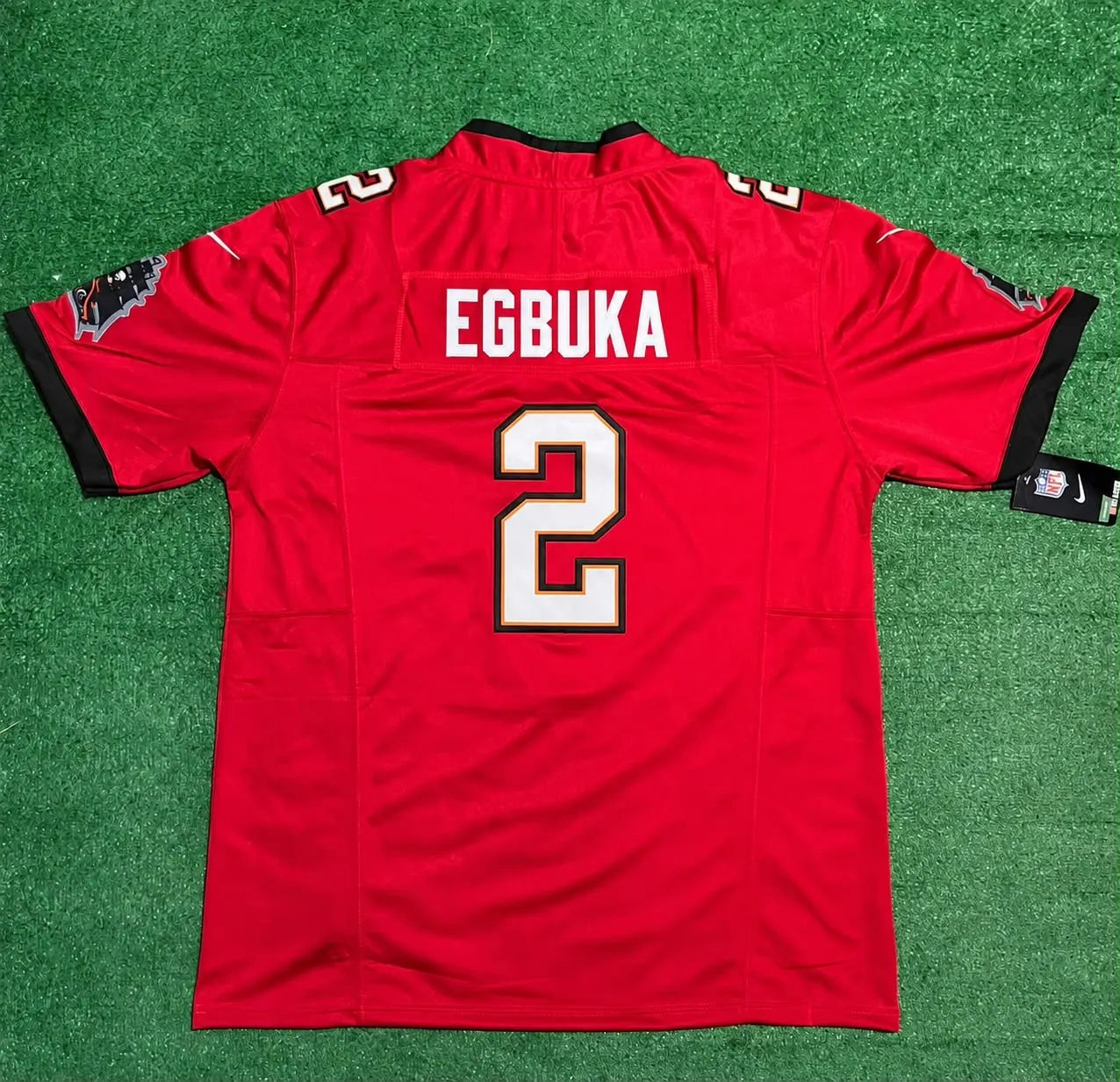 Tampa Bay Buccaneers Emeka Egbuka Red Jersey