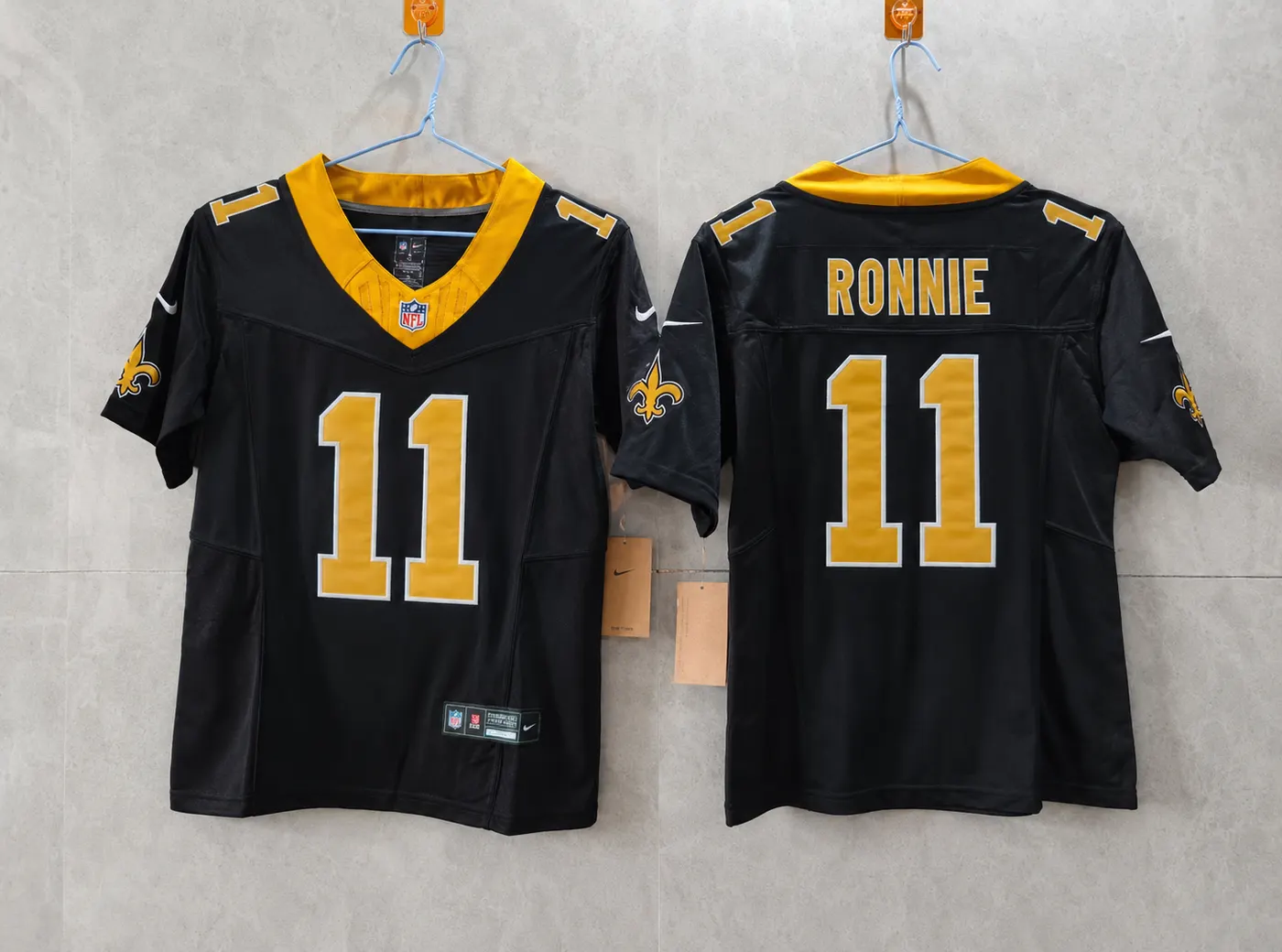 NEW ORLEANS SAINTS RONNIE BELL BLACK JERSEY