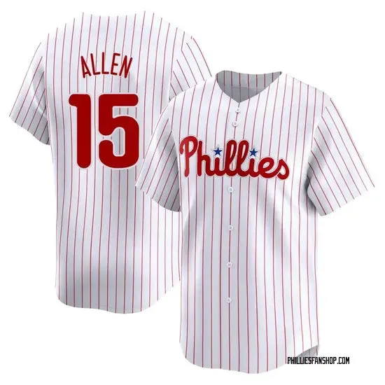 PHILADELPHIA PHILLIES RICHIE ALLEN WHITE JERSEY