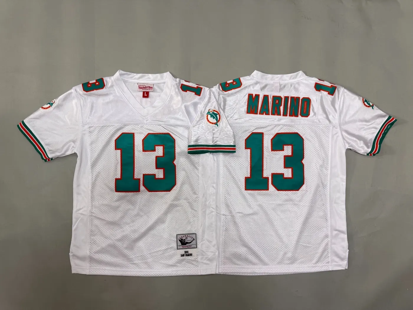 MIAMI DOLPHINS DAN MARINO WHITE VINTAGE JERSEY