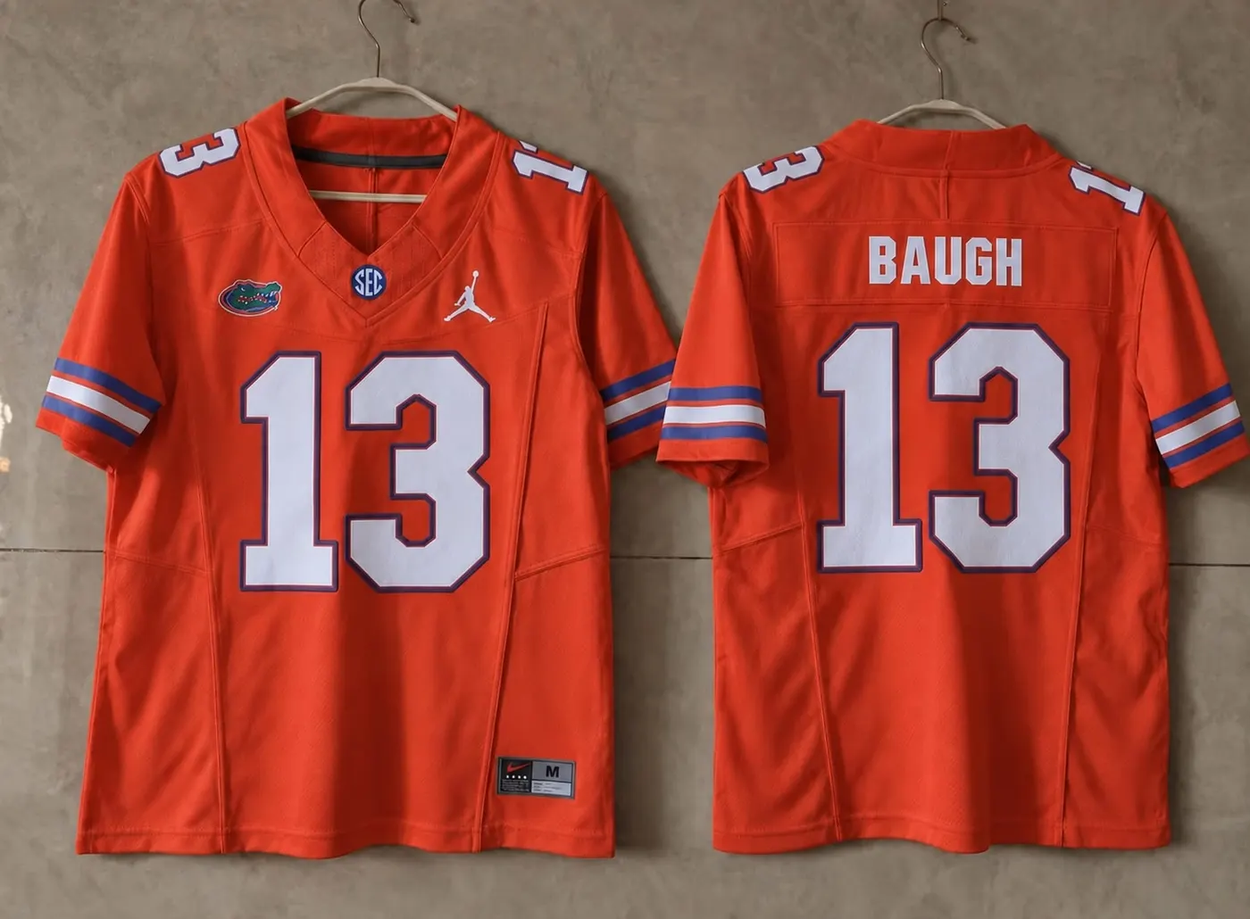 FLORIDA GATORS JADAN BAUGH ORANGE JERSEY
