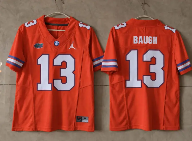 FLORIDA GATORS JADAN BAUGH ORANGE JERSEY