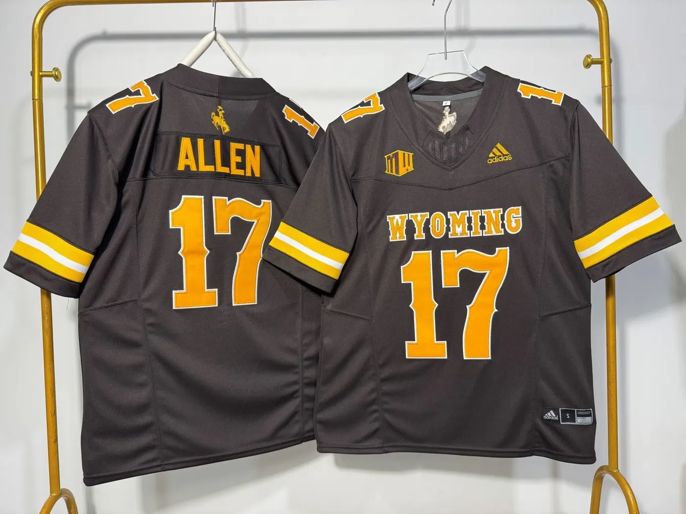 WYOMING COWBOYS JOSH ALLEN BROWN JERSEY
