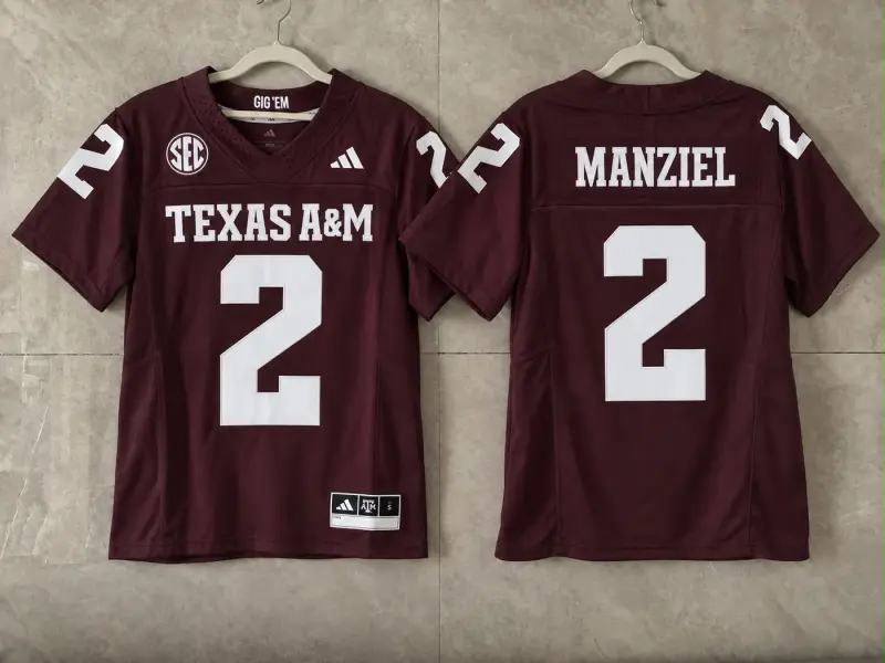 TEXAS A&M AGGIES JOHNNY MANZIEL MAROON JERSEY