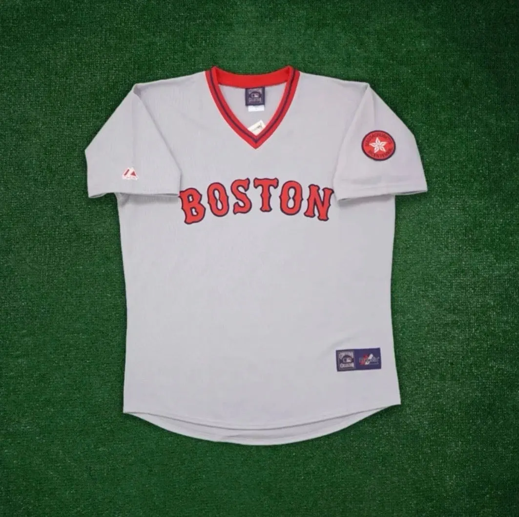 Boston Red Sox vintage gray jersey