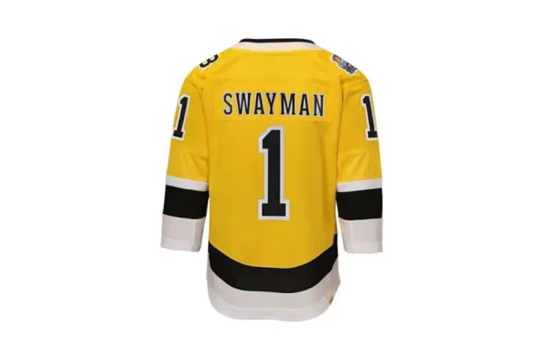 BOSTON BRUINS SWAYMAN YELLOW JERSEY