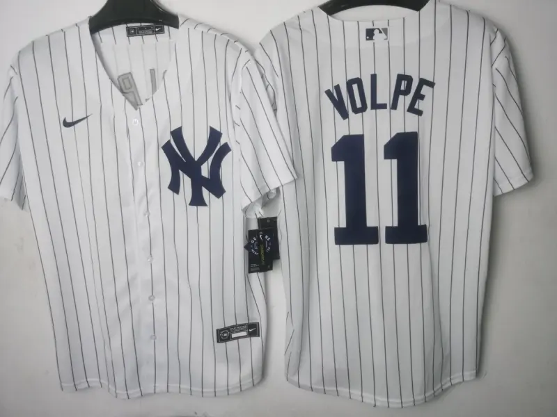 New York Yankees Anthony Volpe White Jersey