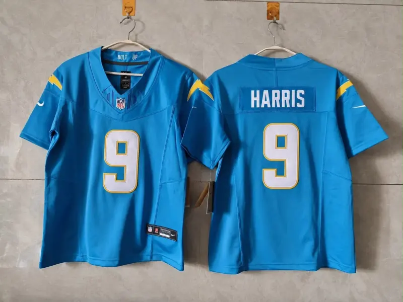 LOS ANGELES CHARGERS TRE HARRIS BABY BLUE JERSEY