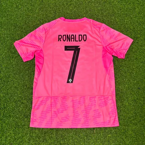 2026 WORLD CUP CRISTIANO RONALDO TEAM PORTUGAL PINK JERSEY