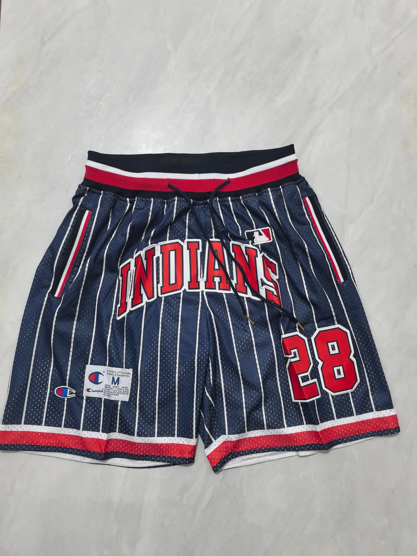 CLEVELAND INDIANS BLUE SHORTS
