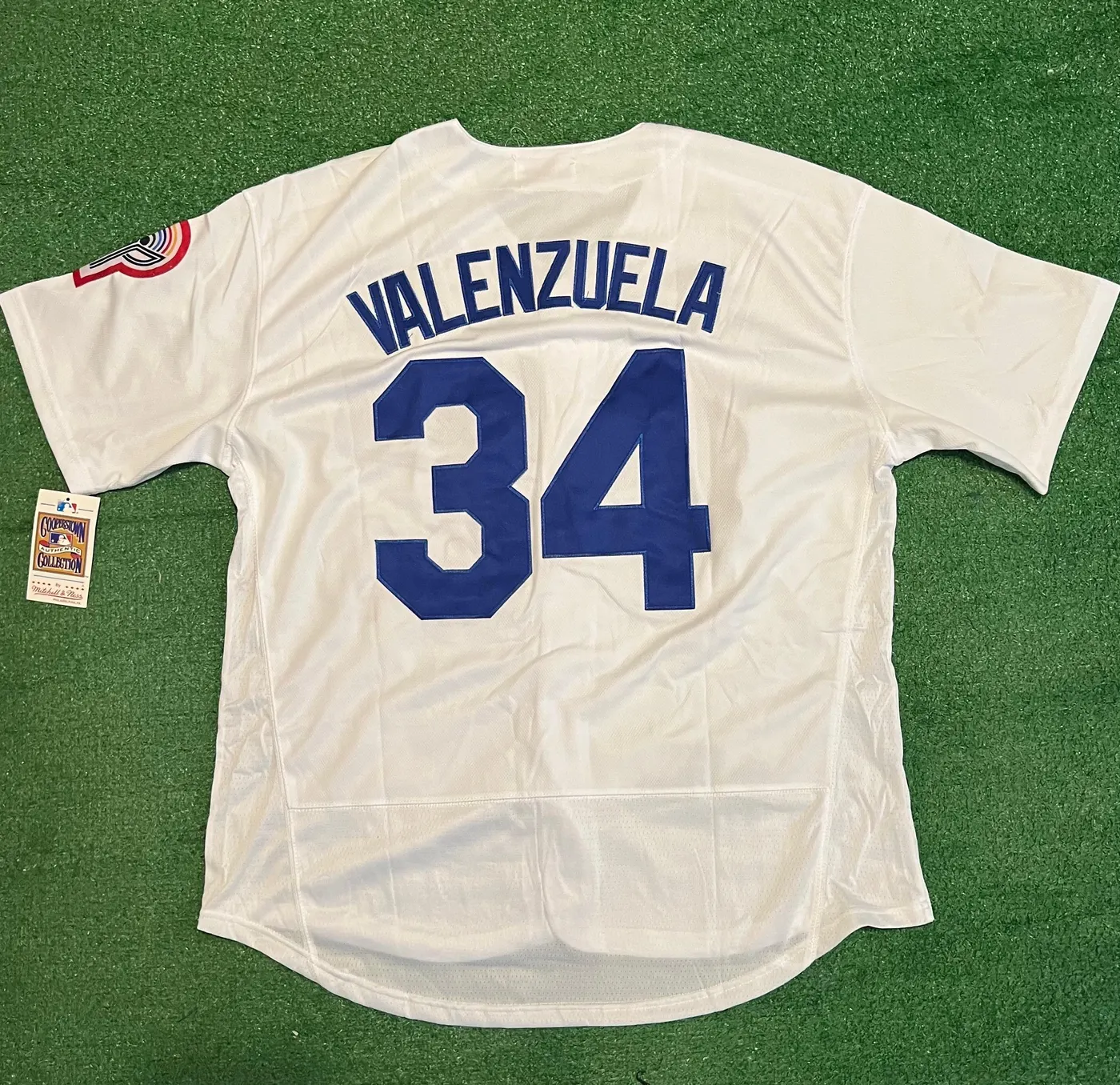 Fernando Valenzuela White Los Angeles Dodgers Jersey