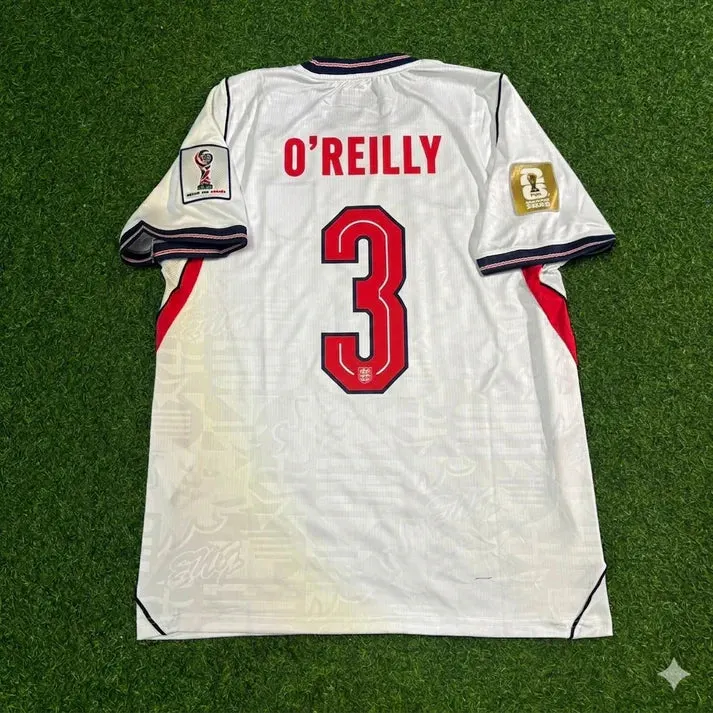 2026 WORLD CUP NICO O REILLY TEAM ENGLAND WHITE JERSEY