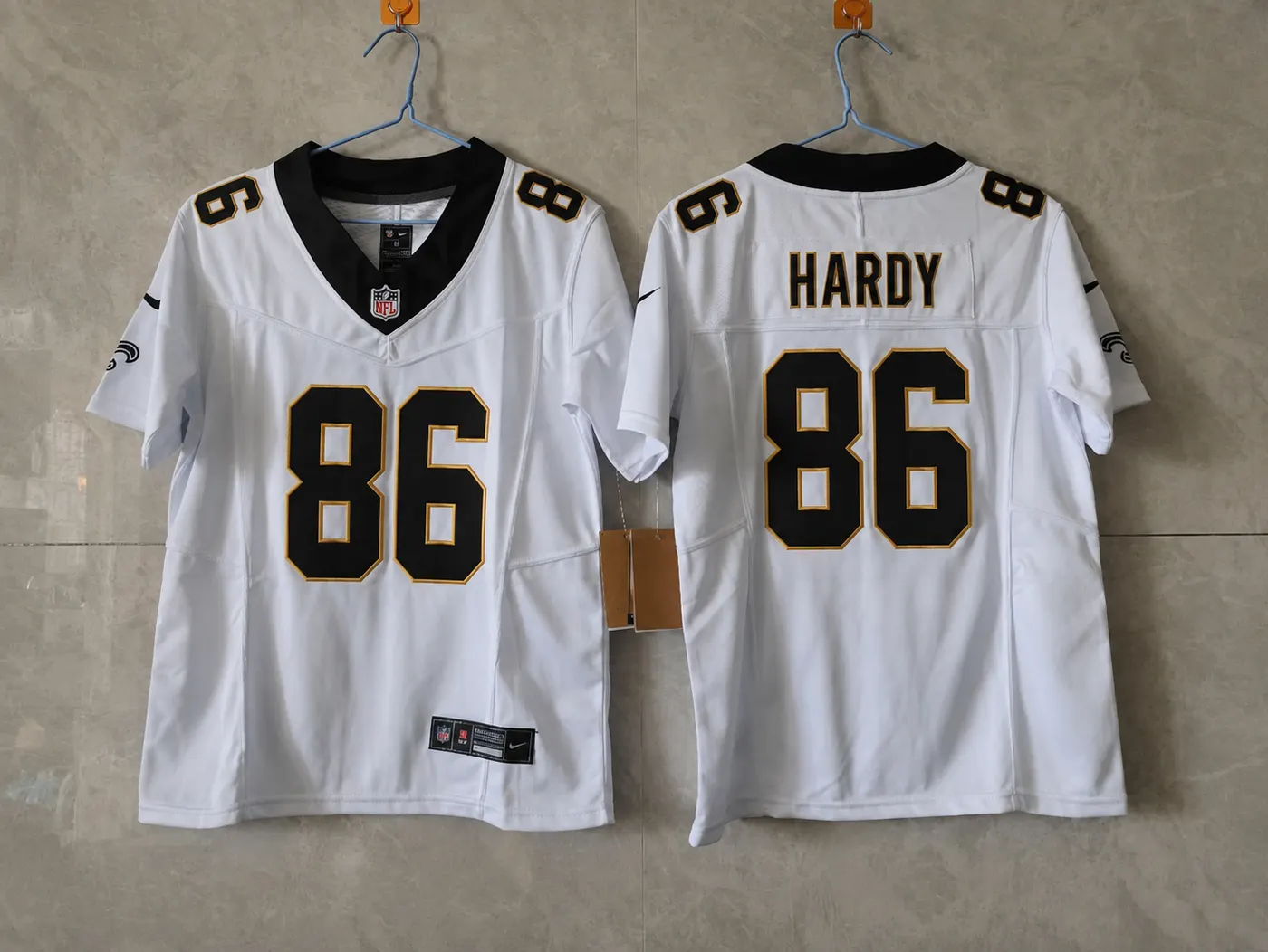 NEW ORLEANS SAINTS CODY HARDY WHITE JERSEY