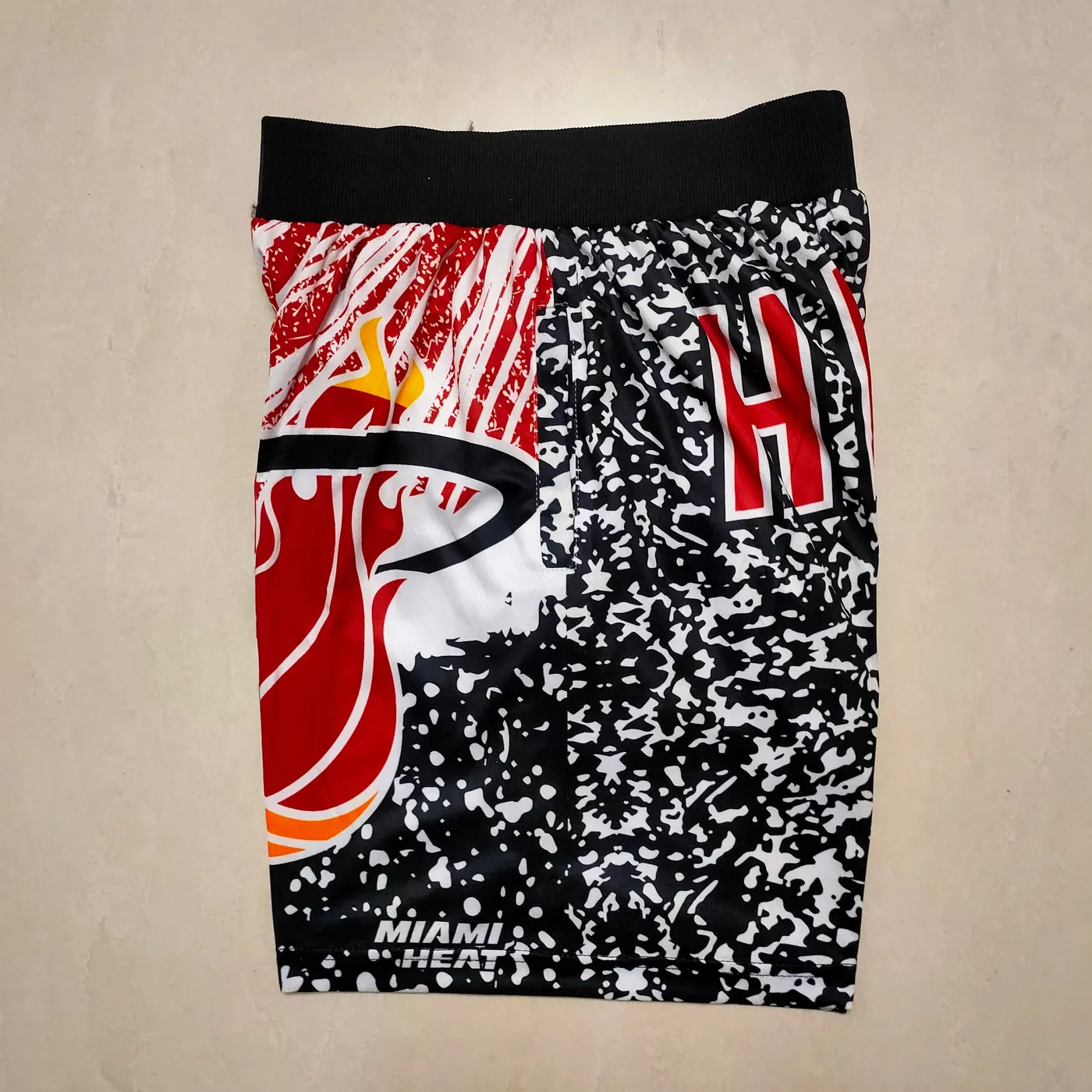 MIAMI HEAT BLACK SHORTS