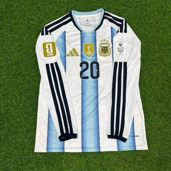 2026 WORLD CUP ALEXIS MAC ALLISTER TEAM ARGENTINA BLUE JERSEY