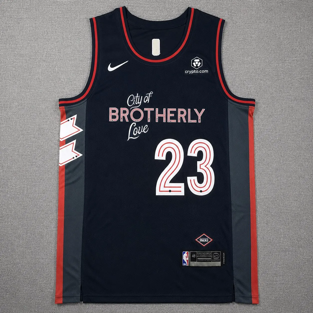 PHILADELPHIA 76ERS LEBRON JAMES BLUE JERSEY