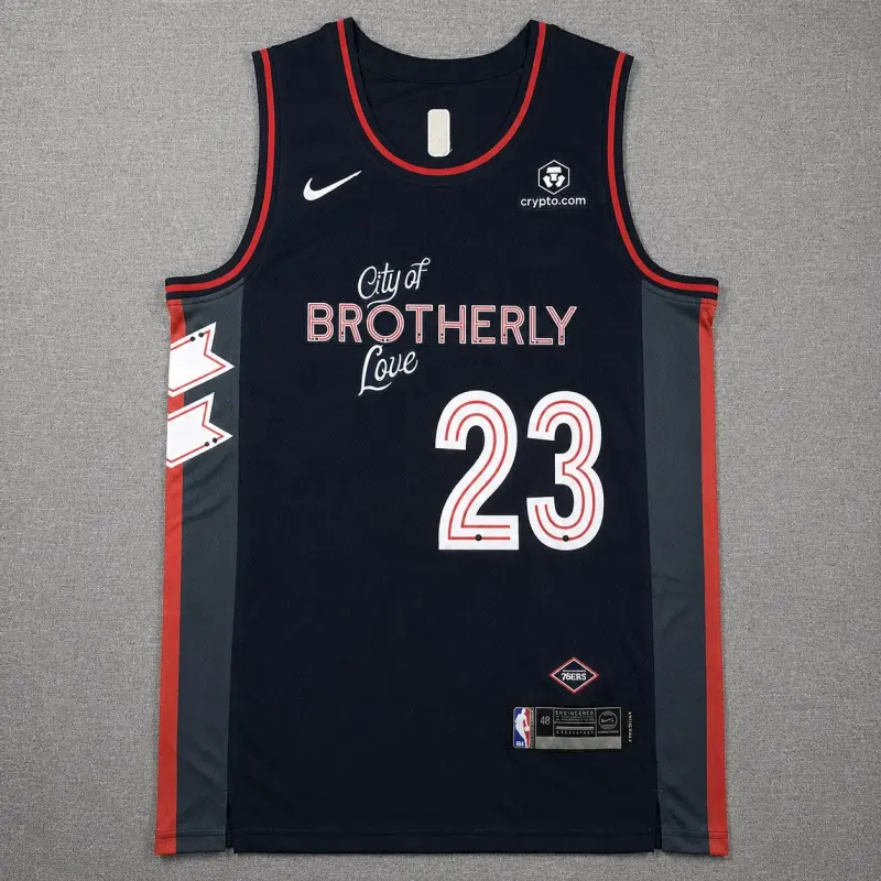 PHILADELPHIA 76ERS LEBRON JAMES BLUE JERSEY