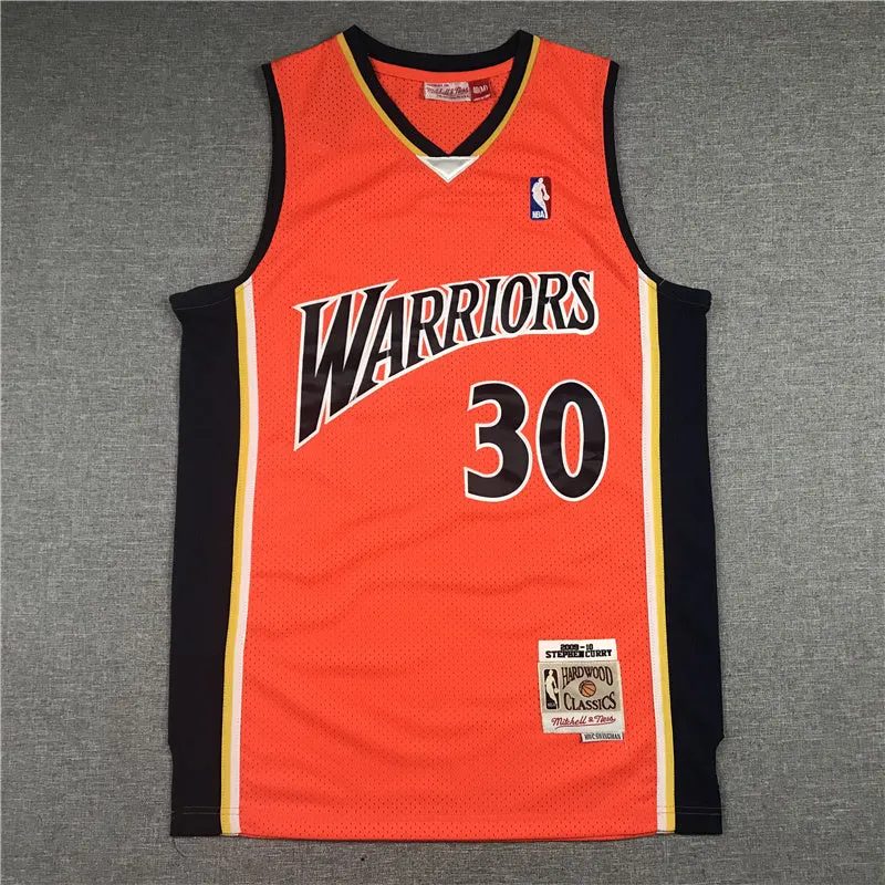 GOLDEN STATE WARRIORS STEPHEN CURRY ORANGE JERSEY