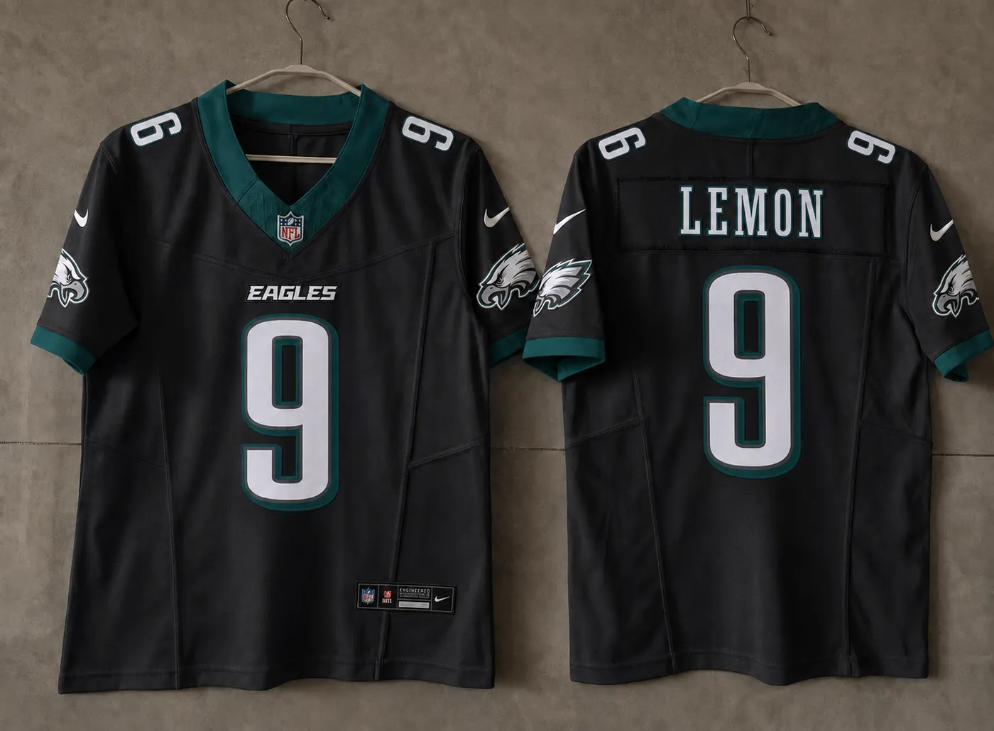 Makai Lemon Philadelphia Eagles Football Jersey Black
