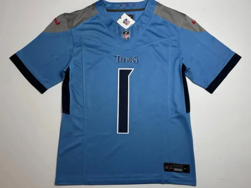 Tennessee Titans Cam Ward Blue Jersey