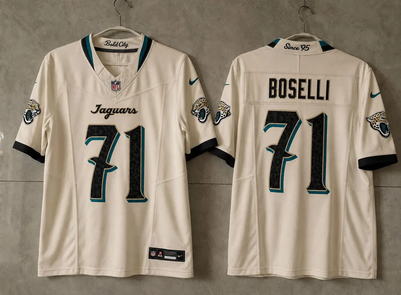 JACKSONVILLE JAGUARS TONY BOSELLI RIVAL JERSEY