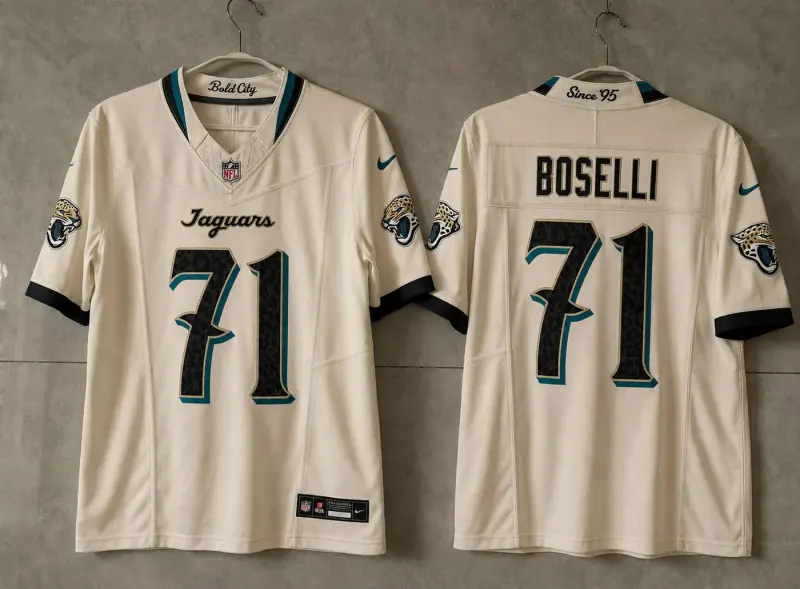 JACKSONVILLE JAGUARS TONY BOSELLI RIVAL JERSEY